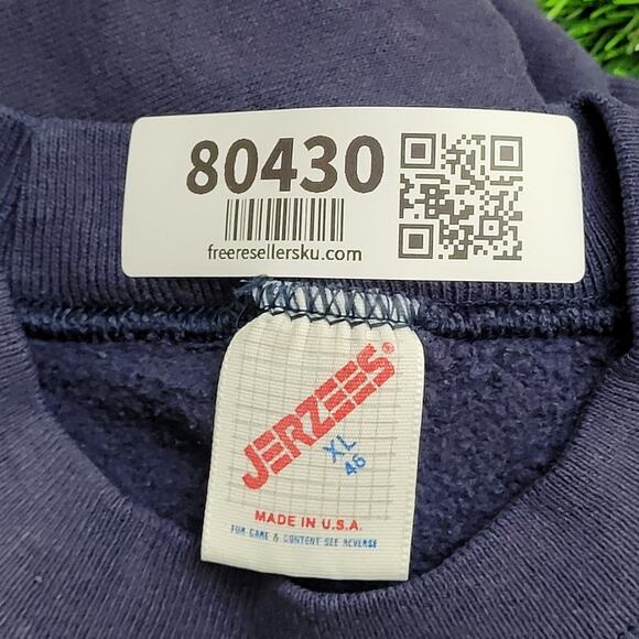 Vintage 80s Penn-State Sweatshirt Womens XL 21x24 Faded USA - Picture 7 of 14